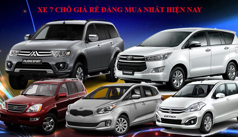 Top 5 dòng xe 7 chỗ giá rẻ nhất Việt Nam hiện nay