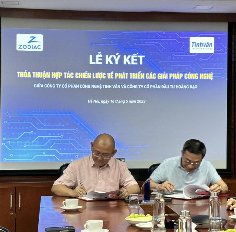 Tinhvan Group - TINH VÂN KÝ THỎA THUẬN HỢP TÁC CHIẾN LƯỢC VỚI ZODIAC