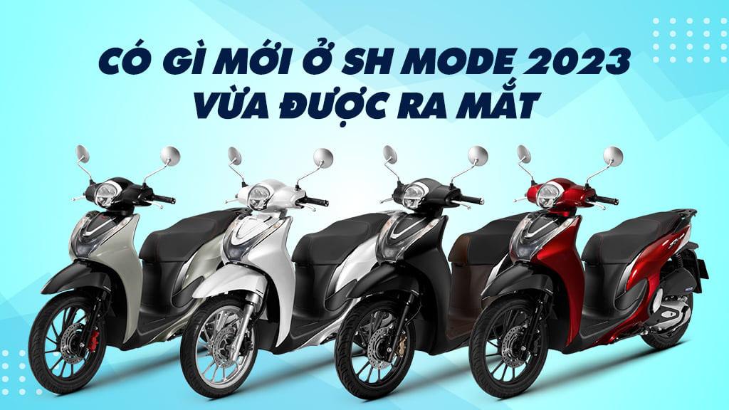 Dán keo trong nhám SH Mode 2023 bạc đen - Phiên bản đặc biệt
