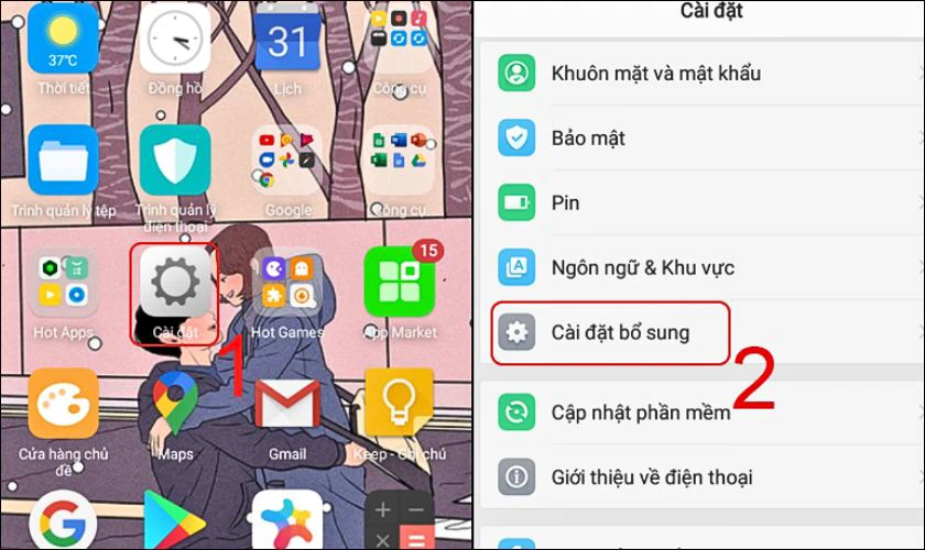 Hướng dẫn chi tiết cài đặt bàn phím OPPO gõ tiếng Việt