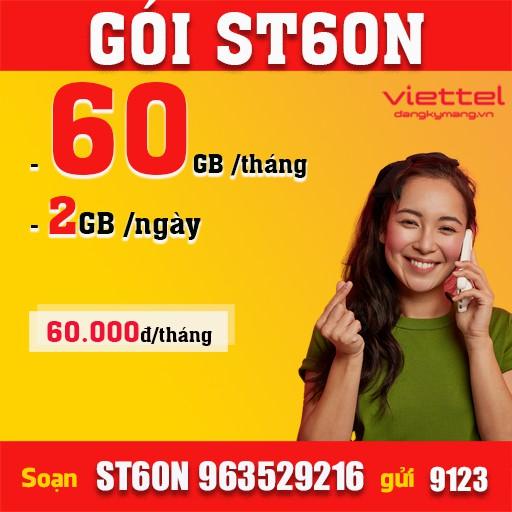 Gói cước 6ST60N Viettel