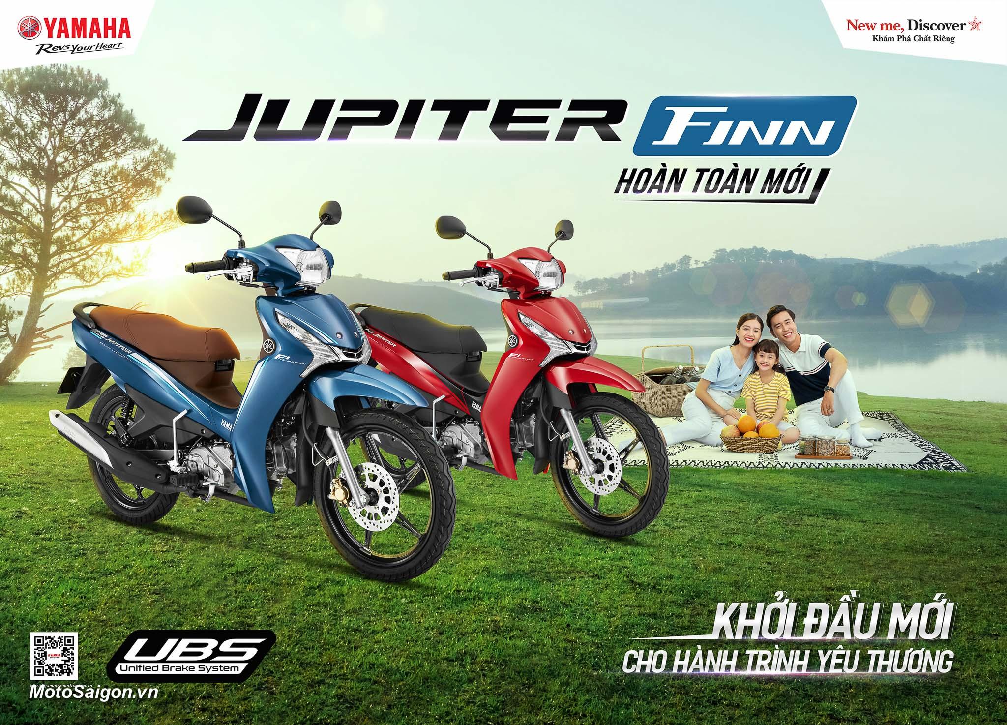 Jupiter Finn | Giá xe Yamaha Jupiter Finn 2022 mới nhất vừa ra mắt tại Việt Nam