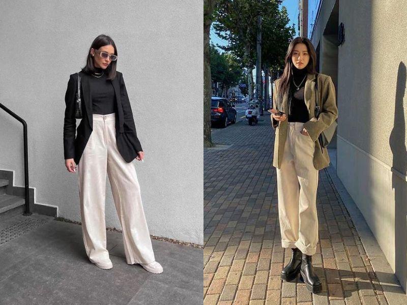 Quần trắng phối với áo gì? 15+ cách mix nâng tầm phong cách