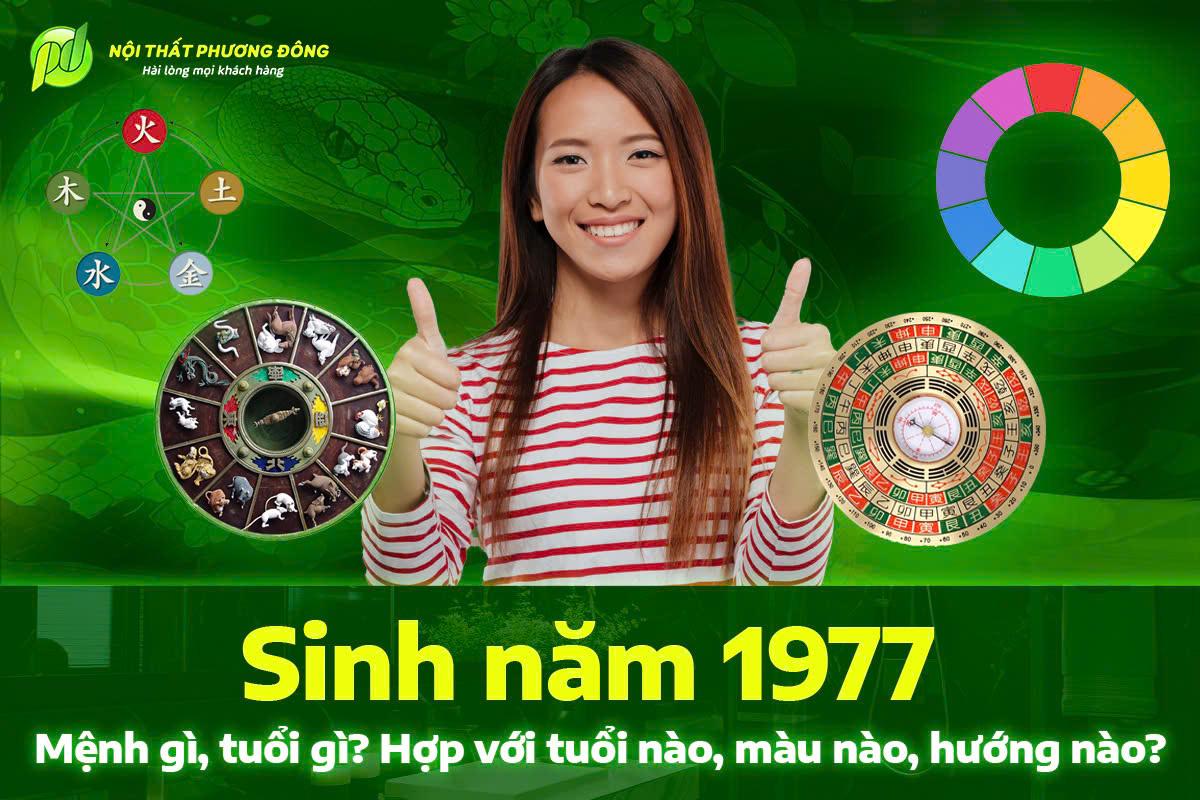 Sinh năm 1977 mệnh gì, tuổi gì? Hợp với tuổi nào, màu nào, hướng nào?
