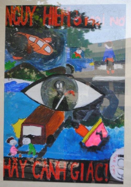 Cuộc thi vẽ tranh đề tài “An toàn giao thông”