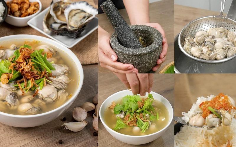 Cách nấu canh hàu với tôm và mực khô độc đáo ngon nhức nách