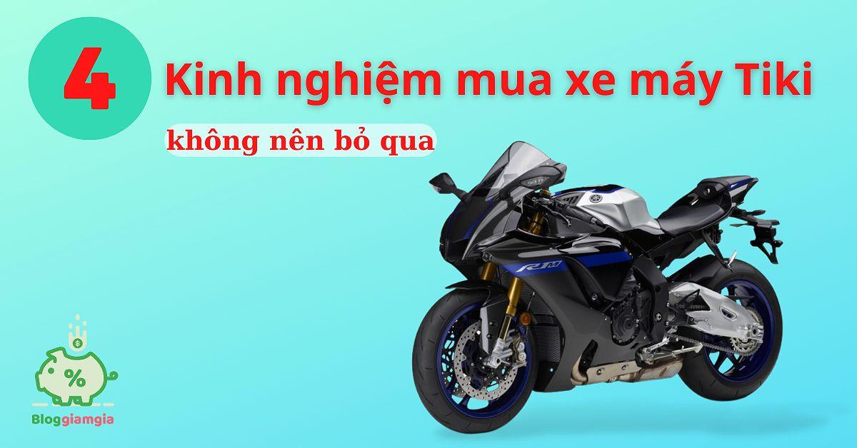 Hình ảnh tiết kiệm chi phí khi mua xe máy trên Tiki