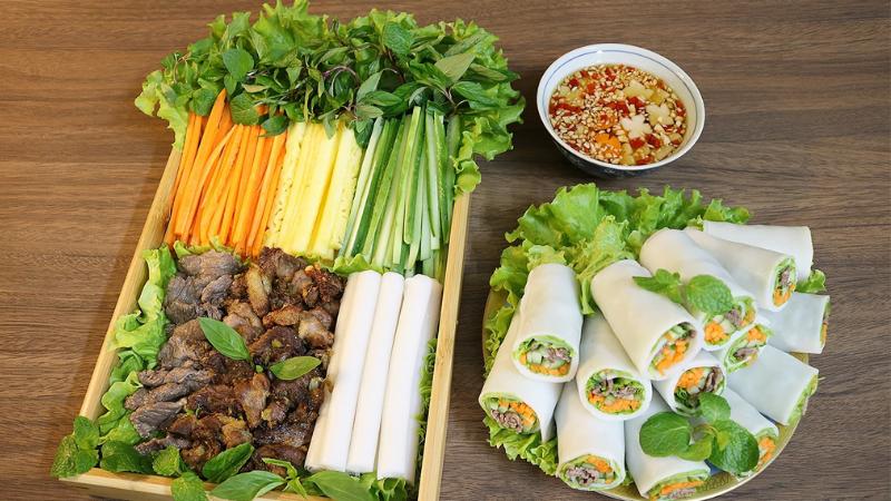 Cách làm món phở cuốn thịt bò ngon khó cưỡng ngay tại nhà