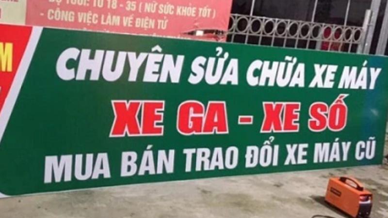 TOP 100+ Bảng Hiệu Sửa Xe Máy Đẹp, Hiện Đại