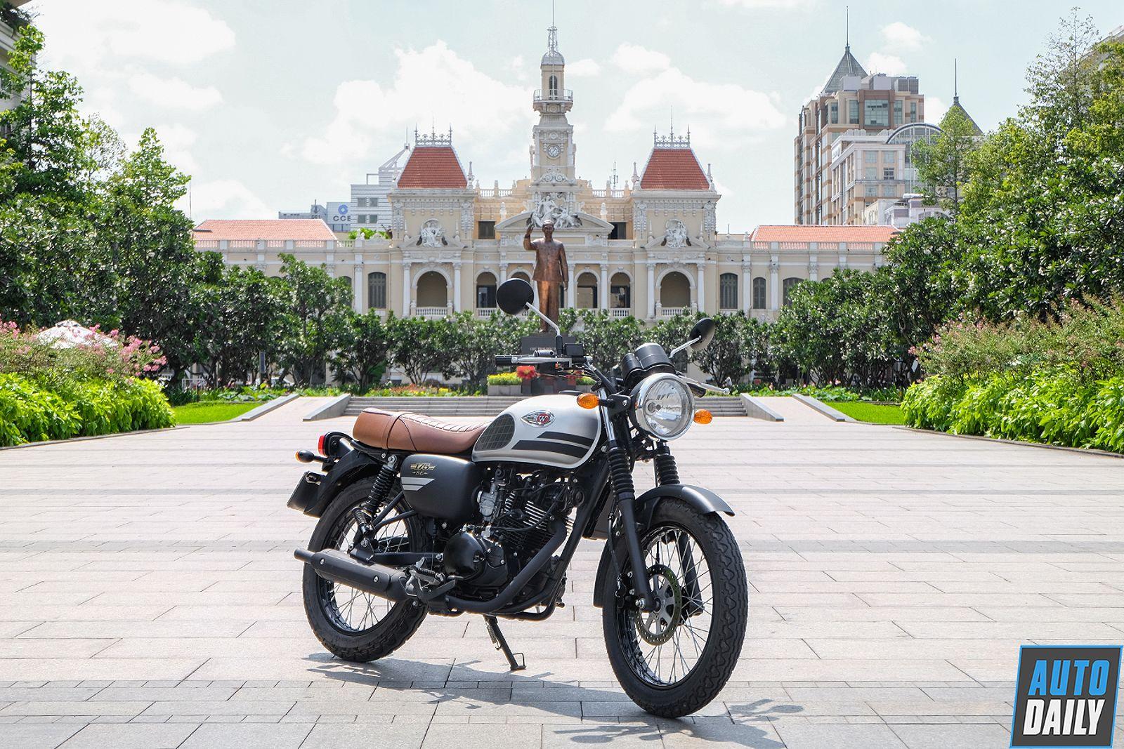 Thiết kế cổ điển của Kawasaki W175