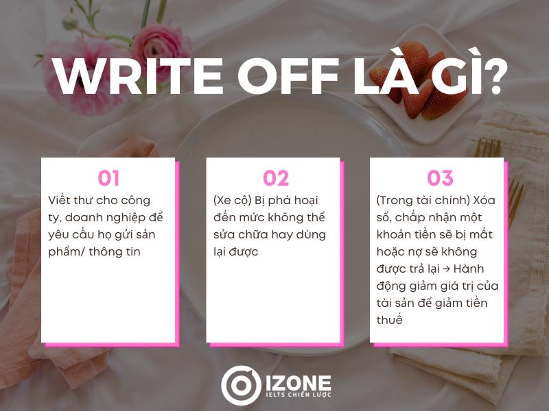 write off là gì