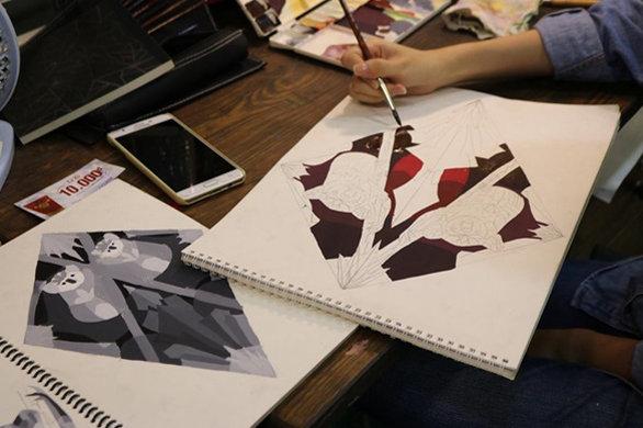 Bí kíp thi vẽ năng khiếu - Khối H đạt điểm cao