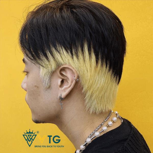 TOP Kiểu nhuộm tóc nam 2 màu cuốn hút, cá tính 2024