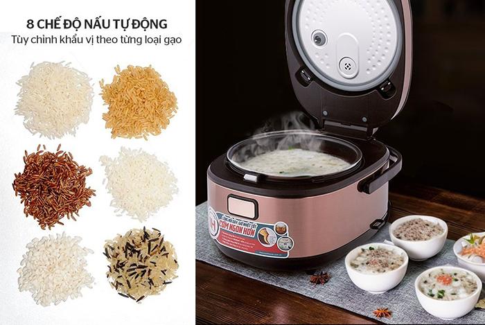 Nấu cháo thịt bằm thơm ngon bằng nồi cơm điện chỉ 60 phút