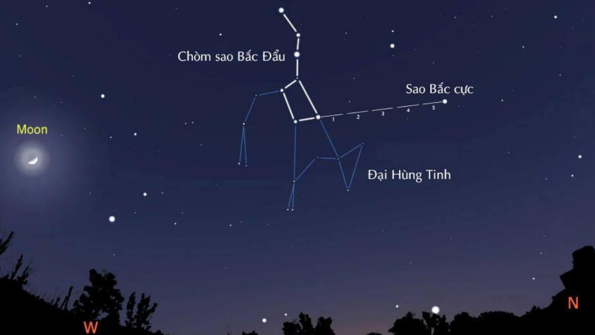 Cách xác định phương hướng vào ban đêm hiệu quả và an toàn