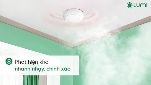Cảm biến khói thông minh Lumi