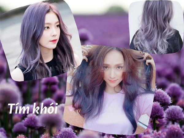 Màu tím khói đẹp ma mị ấn tượng dẫn đầu xu hướng hiện nay