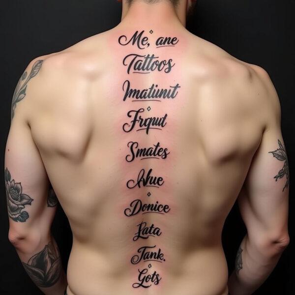 Hình Xăm Dọc Sống Lưng Cho Nam: Ý Nghĩa Và Mẫu Đẹp