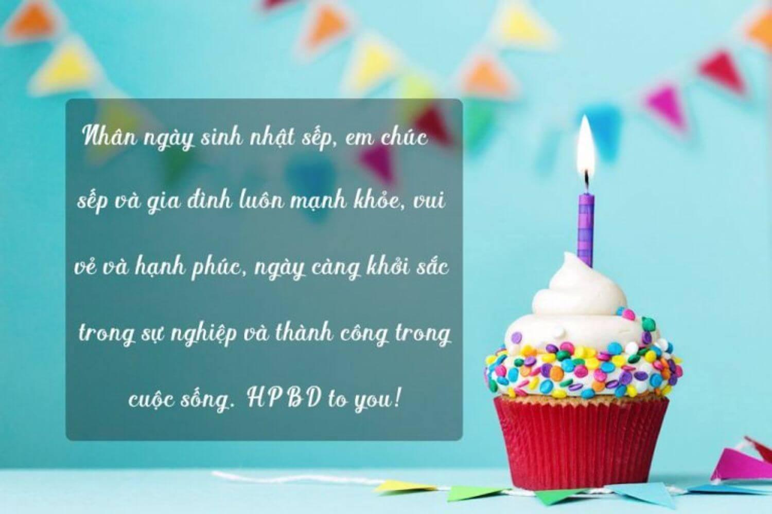 Top 25+ lời chúc mừng sinh nhật sếp và món quà ý nghĩa nhất