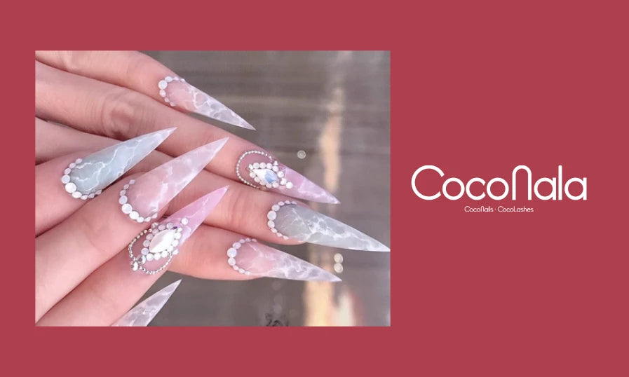 Các mẫu móng tay nhọn đẹp phong cách hiện đại cho các nàng