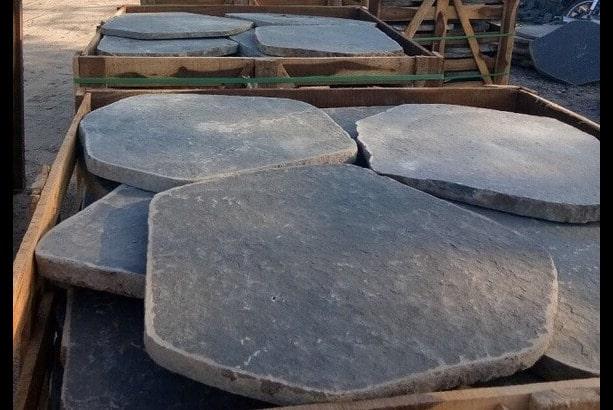 Đá thớt bazan xám