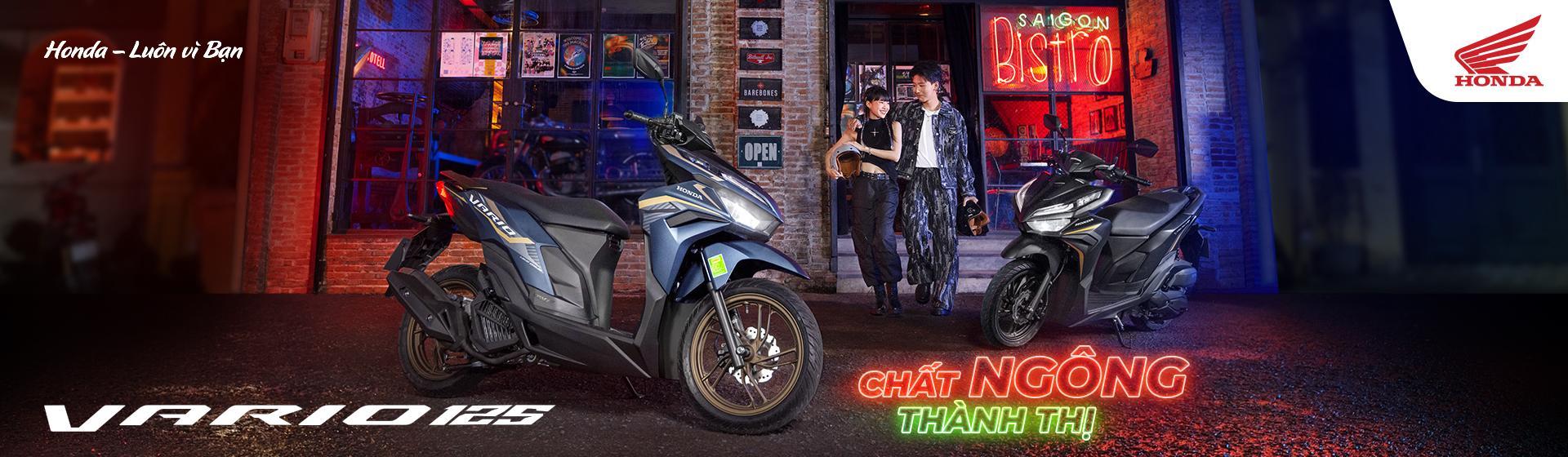 Honda Vario 125: Xe ga thể thao, cá tính, khuyến mãi cực hấp dẫn!