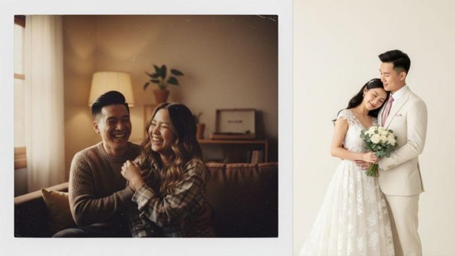 Câu lệnh tạo ảnh cặp đôi bằng AI nhiều phong cách